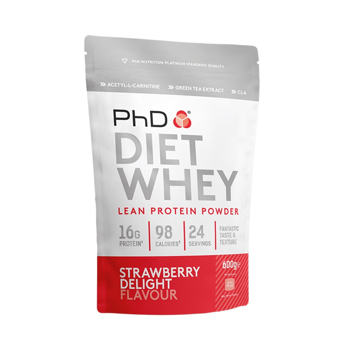PhD Nutrition Diet Whey 600g Strawb Delight