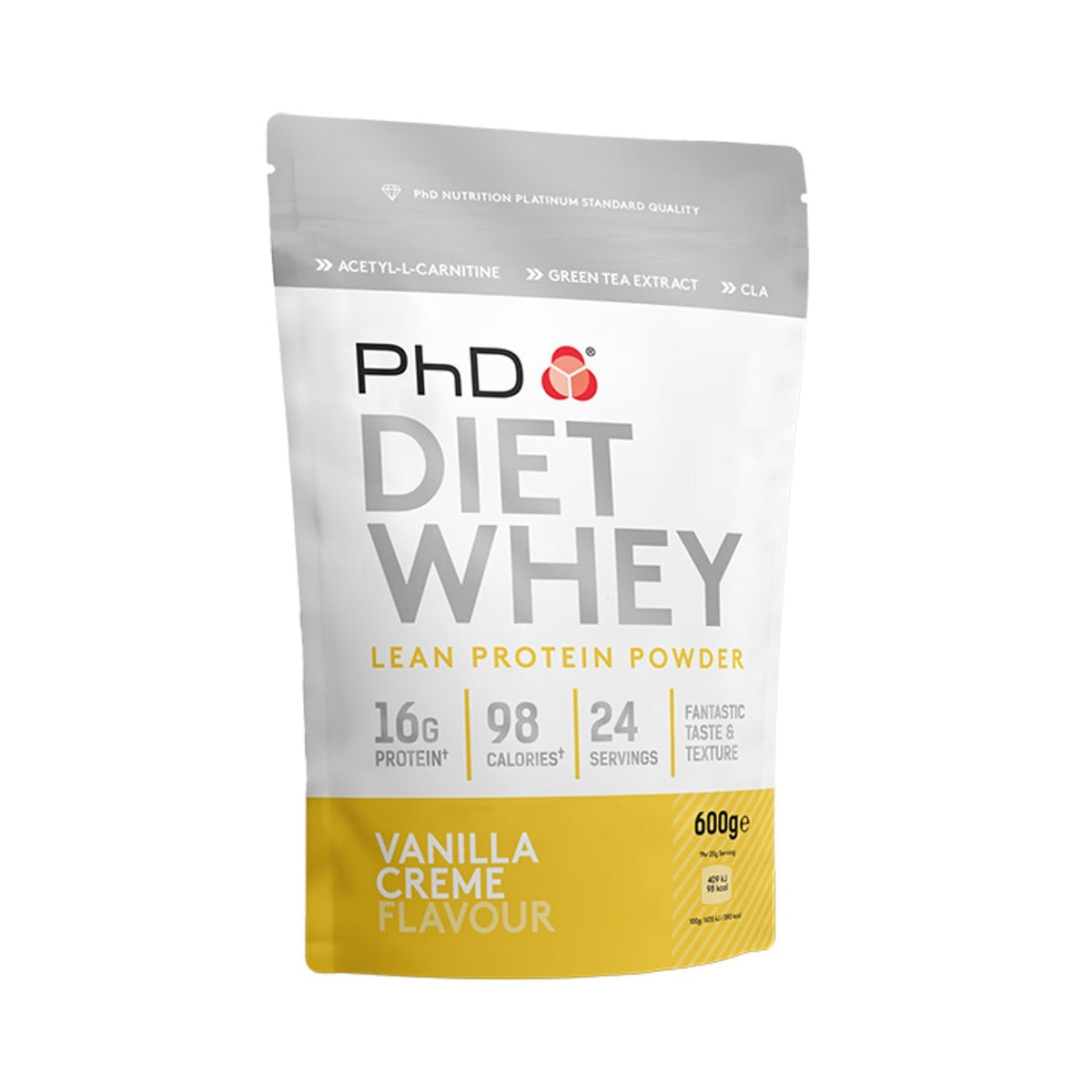 PhD Nutrition Diet Whey 600g Vanilla Creme