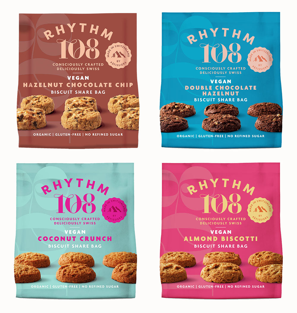 Rhythm 108 Tea Biscuit Selection 4 bags