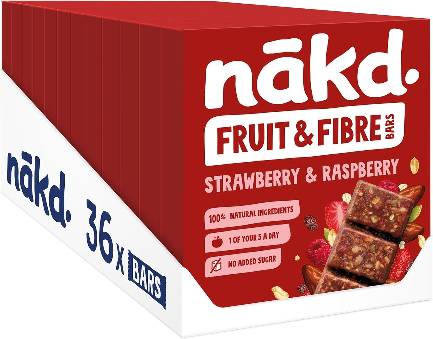 NAKD Fruit and Fibre - Strawberry & Raspberry
