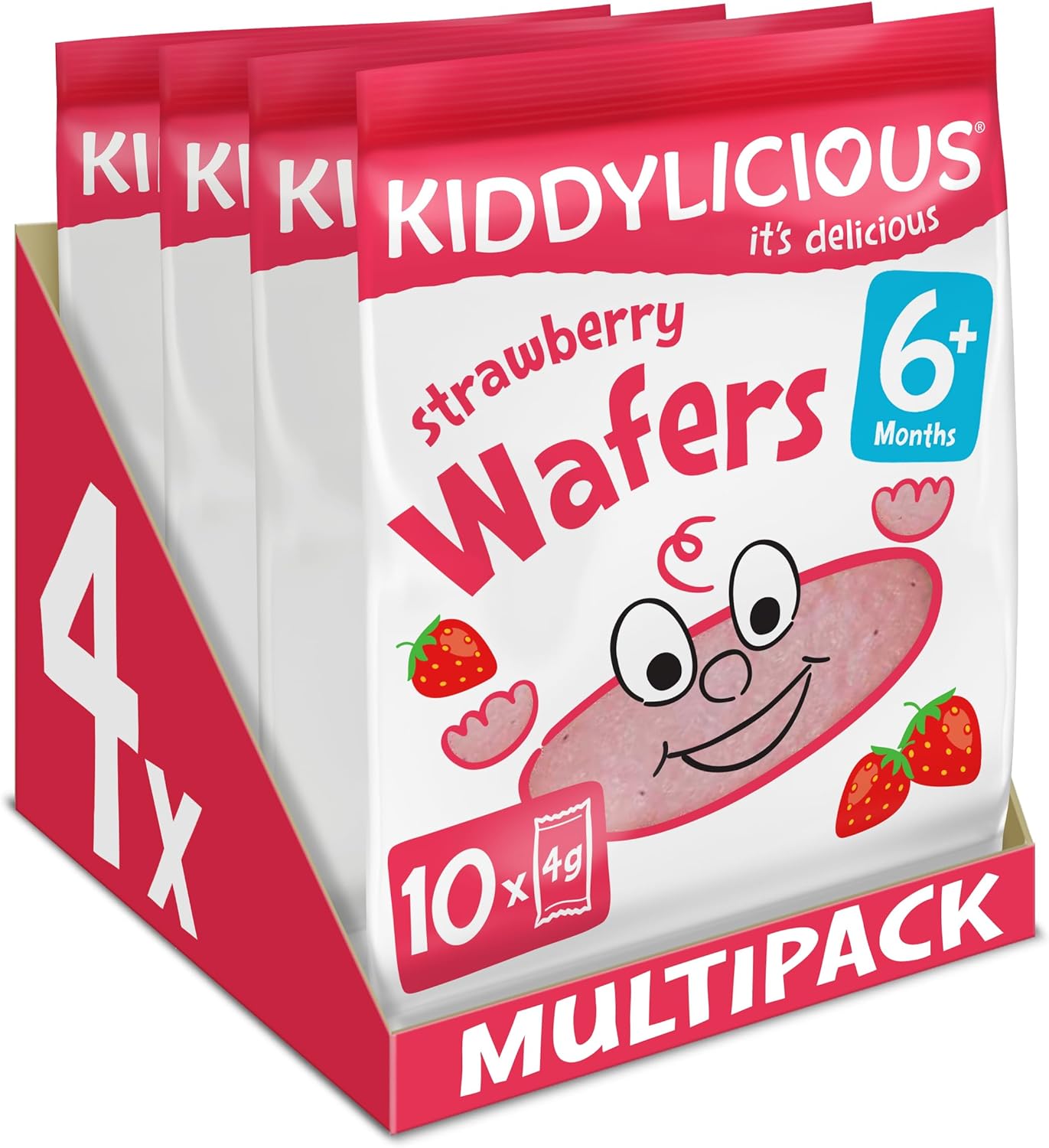Kiddylicious - Strawberry Wafers