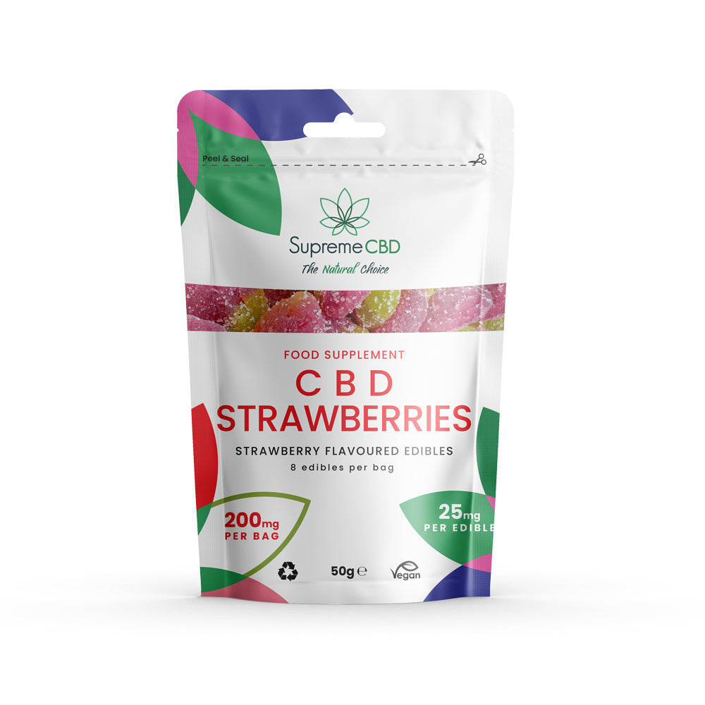 Supreme CBD CBD Gummies Grab Bag (200mg) 50g Strawberries