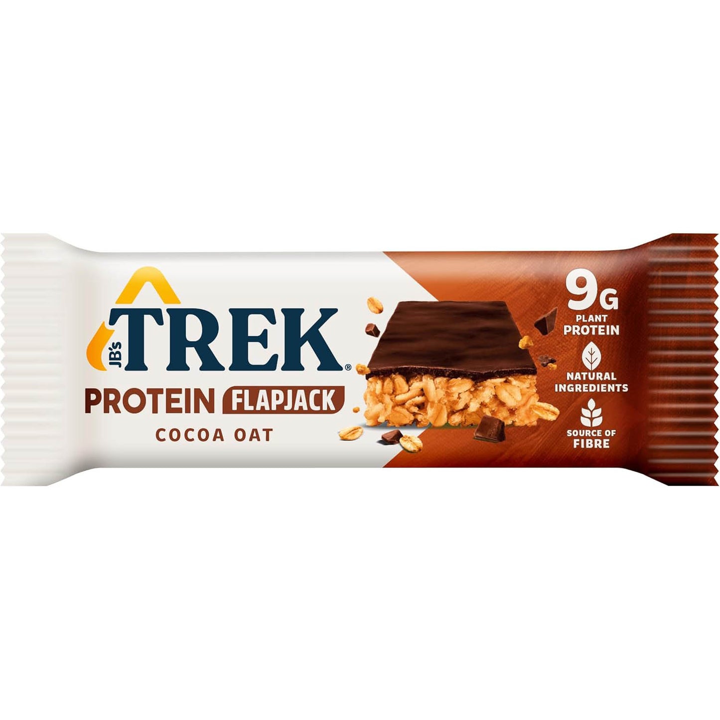 JB's Trek Cocoa Oat Protein Flapjack Pack of 36