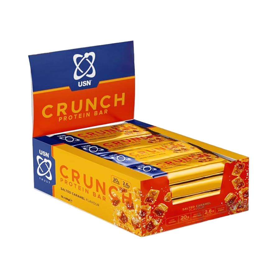 USN Trust Crunch Bars 12x60g Salted Caramel