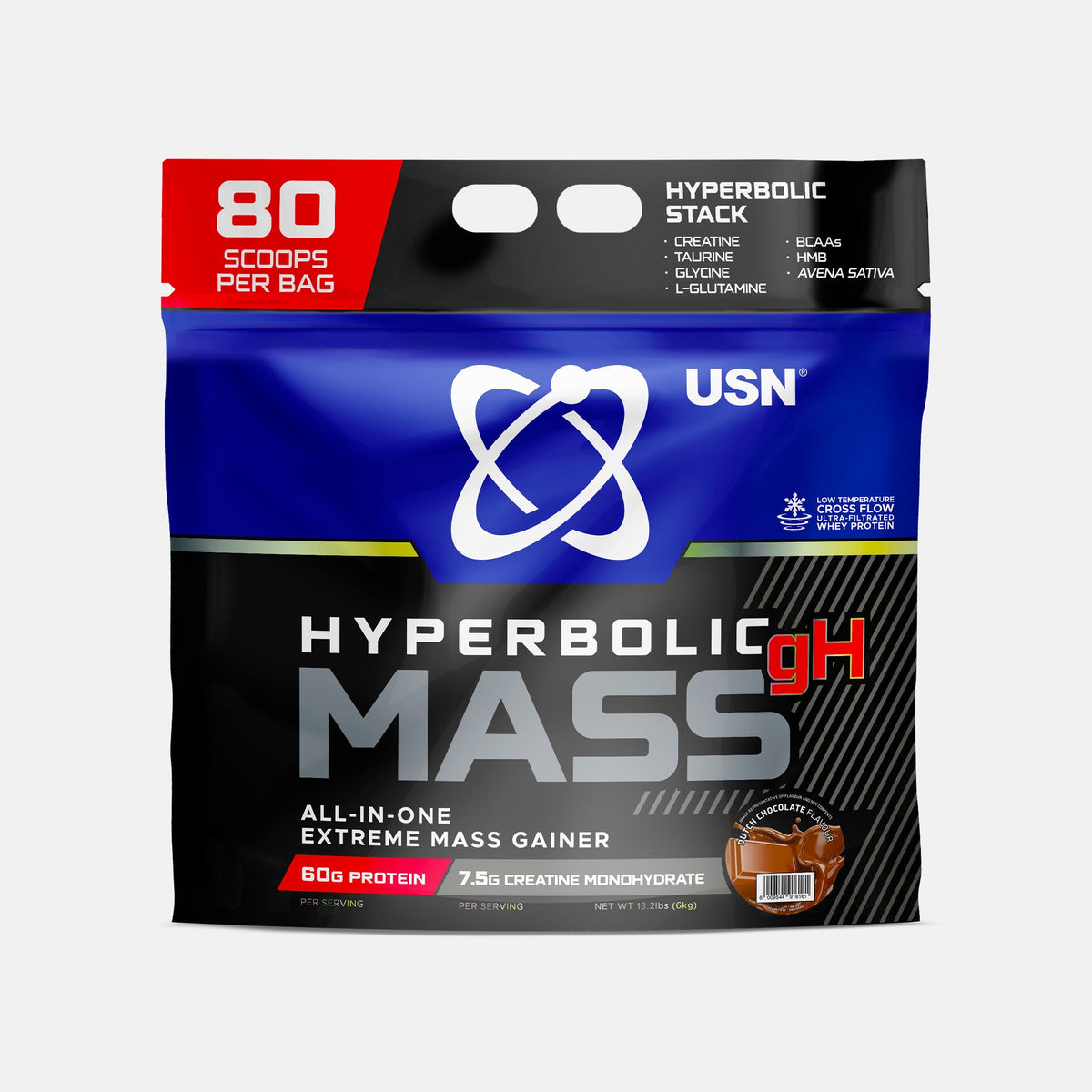 USN Hyperbolic Mass 6kg Chocolate