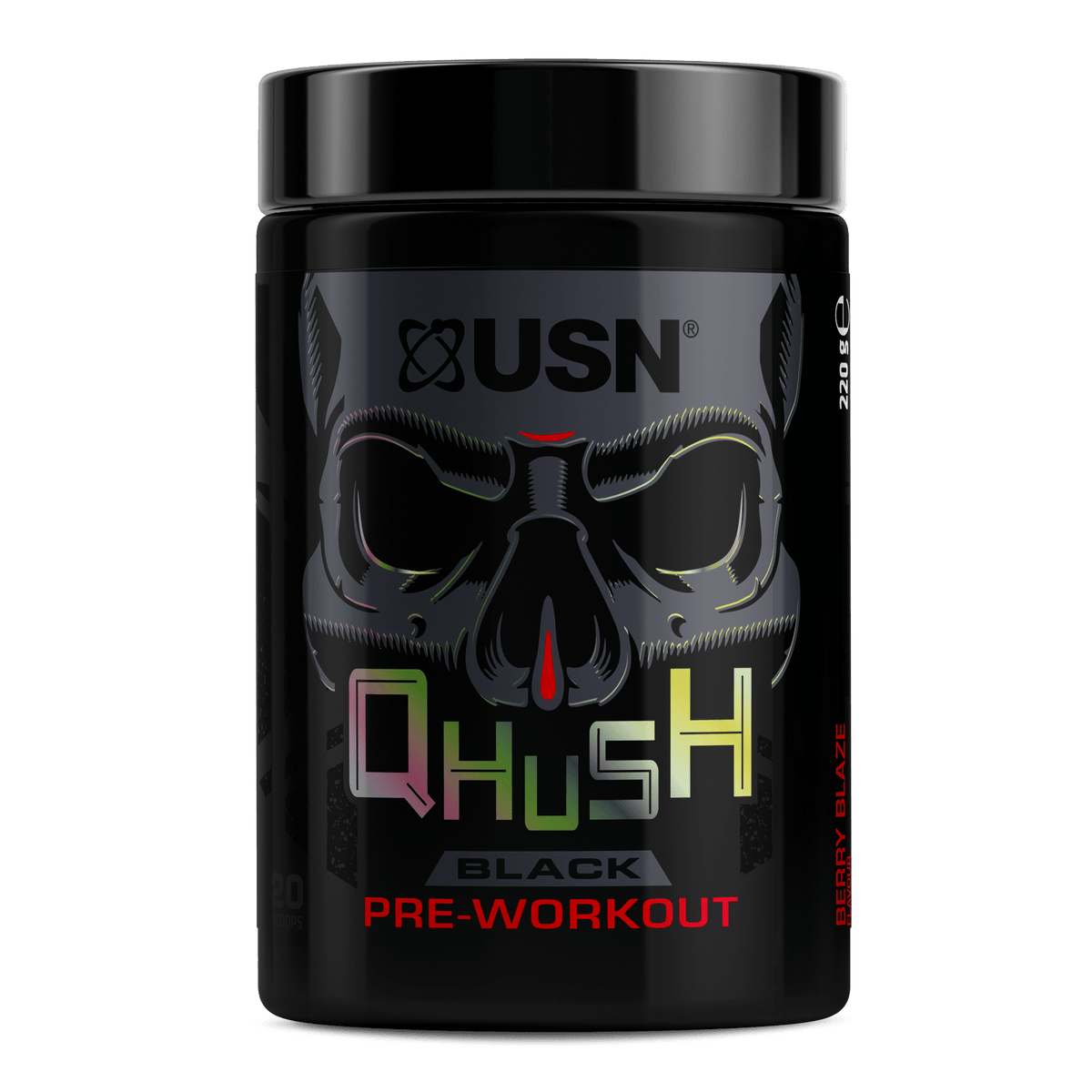 USN QHUSH Black 220g Berry Blaze