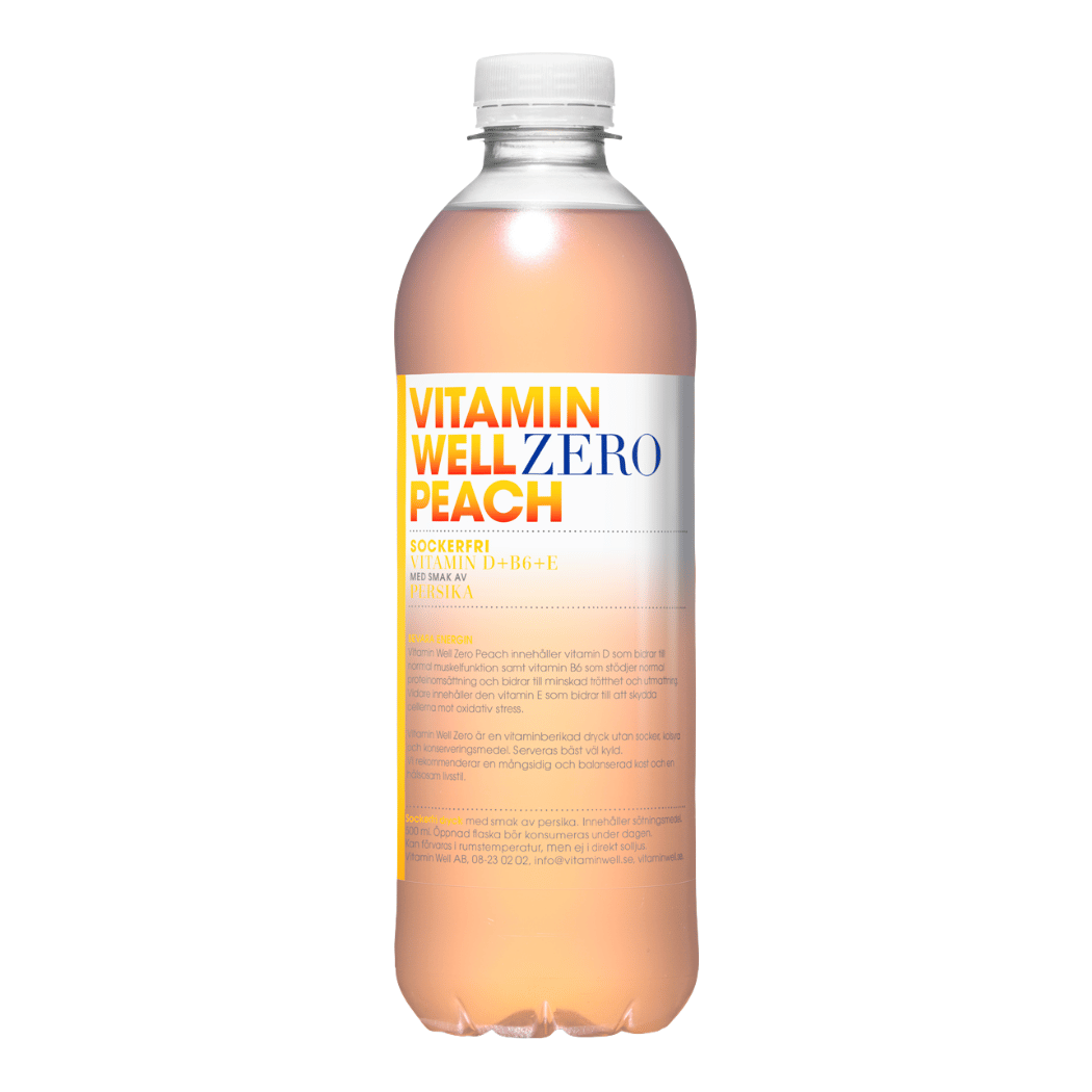 Vitamin Well ZERO 12x500ml Peach