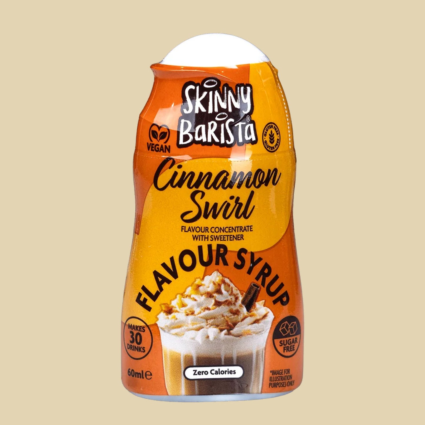 Skinny Food Co. Zero Calorie Sugar Free Barista Shots - Cinnamon