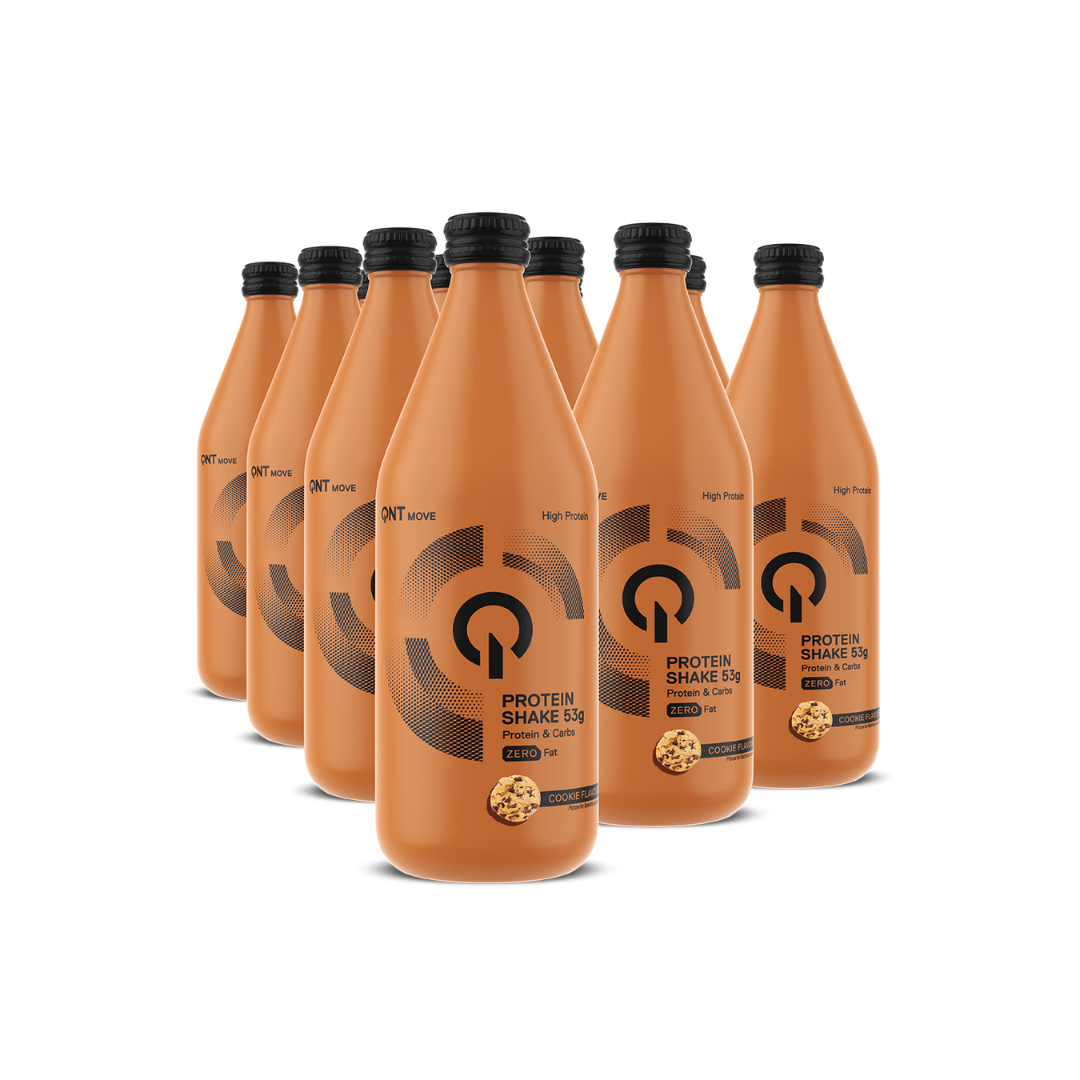 QNT 53g Protein Shake 12x500ml Cookies Cream