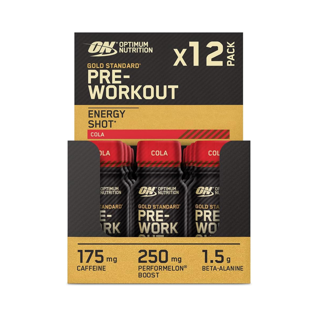 Optimum Nutrition Gold Standard Pre-Workout Shot 12x60ml Cola