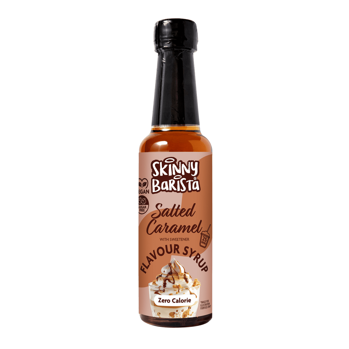 The Skinny Food Co Sugar Free Coffee Syrup 250ml Salted Caramel