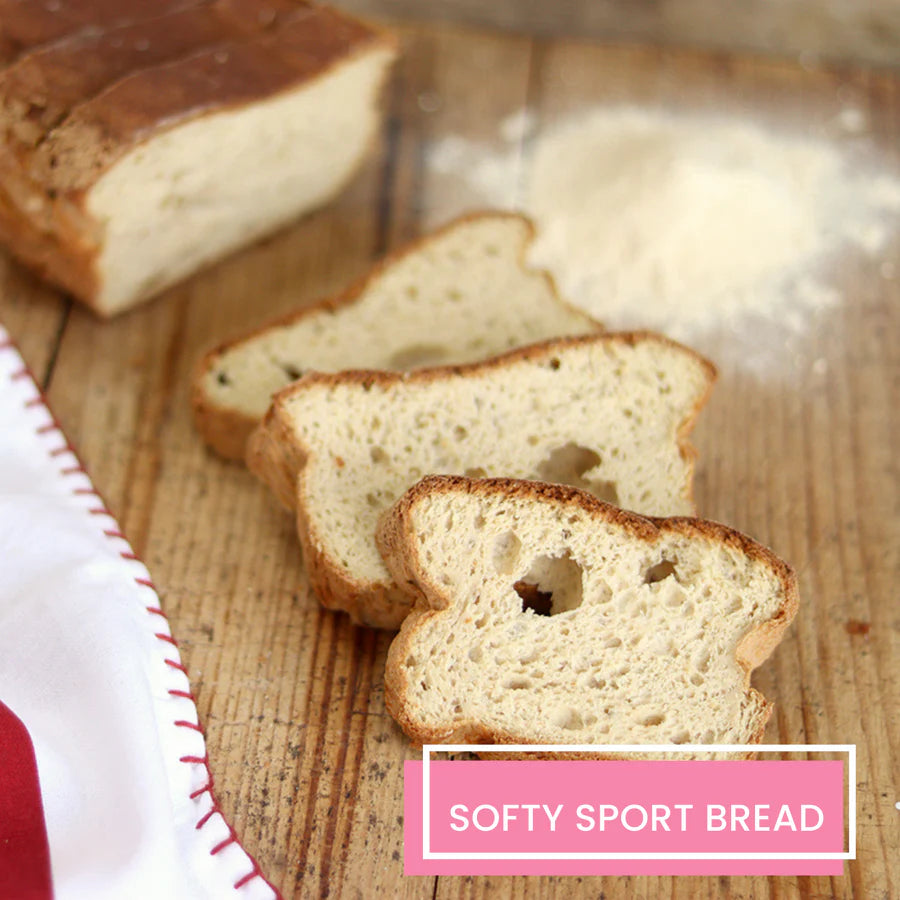 Cooked Bake-Free Low Carb High-Protein Soft Sport Bread Flour Mixture 900g