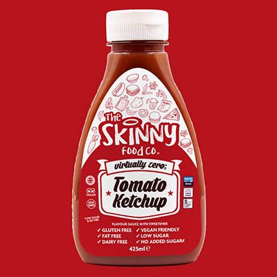 Skinny Food Co. Zero Calorie Sugar Free Sauce- Tomato Ketchup