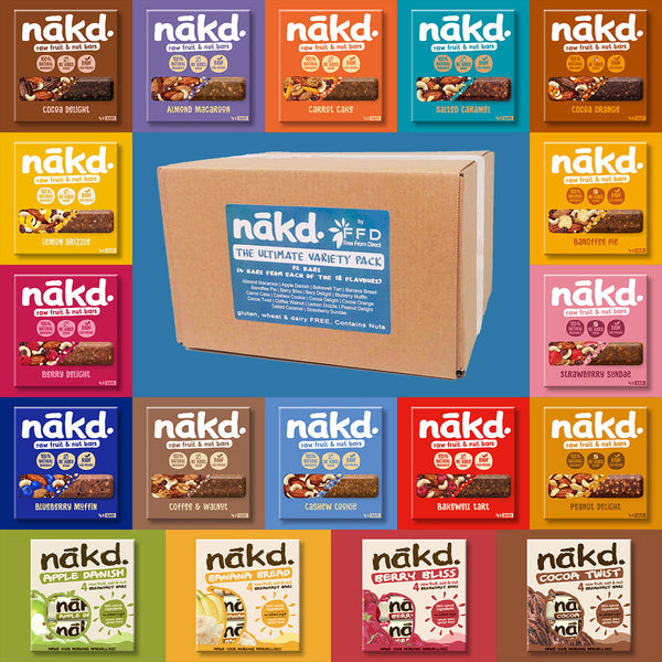 NAKD Mixed Case Selection 48 bars 12 flavours