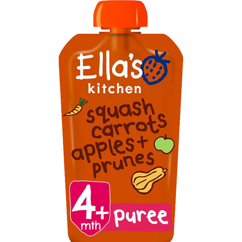 Ella's Kitchen - Stage 1 - Butternut Squash, Carrots, Apples & Prunes