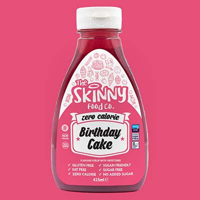 Skinny Food Co. Zero Calorie Sugar Free  Syrup - Birthday Cake