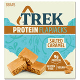 Trek Salted Caramel Flavour Topped Protein Flapjack