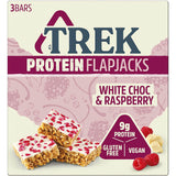 Trek White Chocolate Raspberry Protein Flapjack