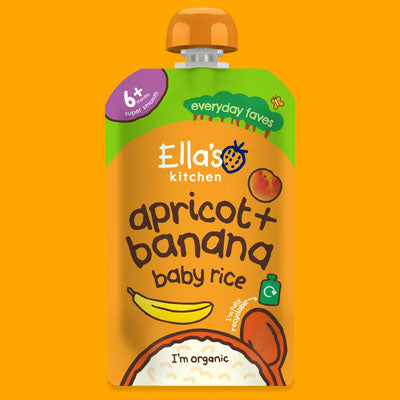 Ella's Kitchen - Baby Rice - Apricot + Banana