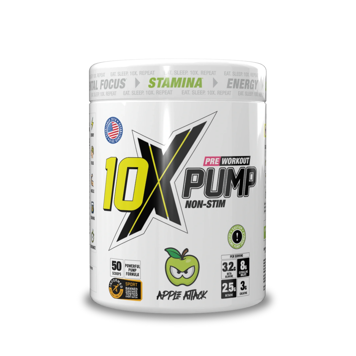 10X Athletic PUMP 600g Apple Attack