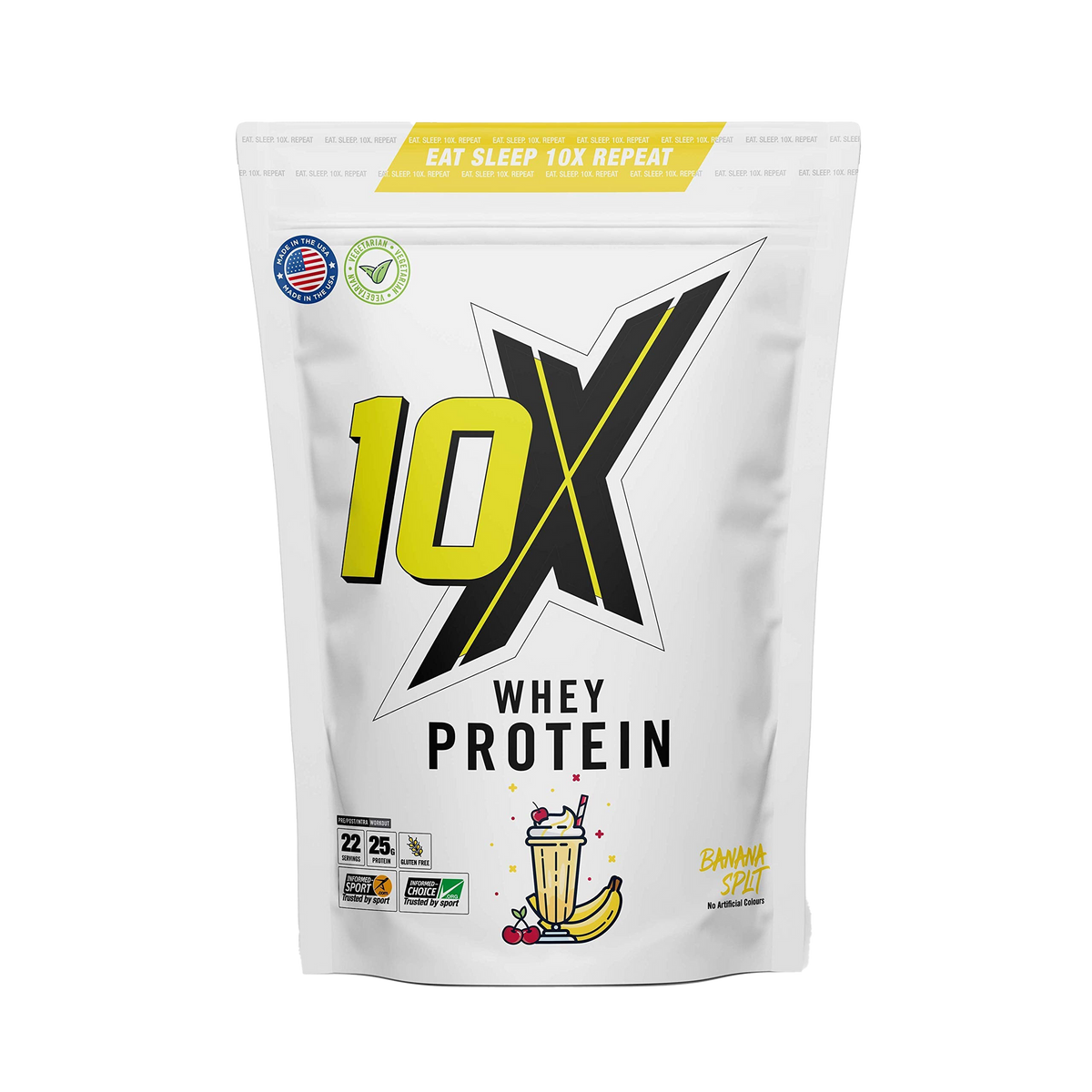 10X Athletic Whey Protein 700g Banana Split