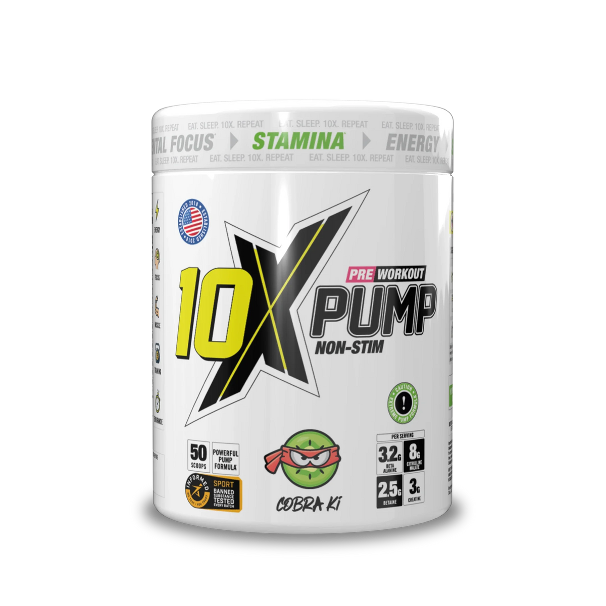 10X Athletic PUMP 600g Cobra Ki