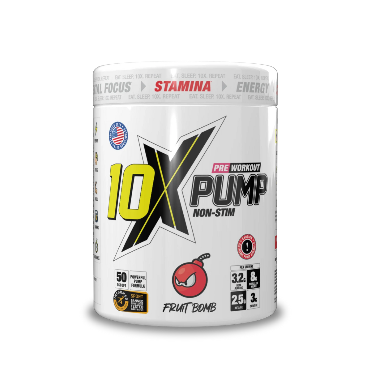 10X Athletic PUMP 600g Fruit Bomb