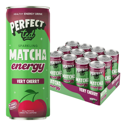 PerfectTed Matcha Energy 12x250ml Very Cherry