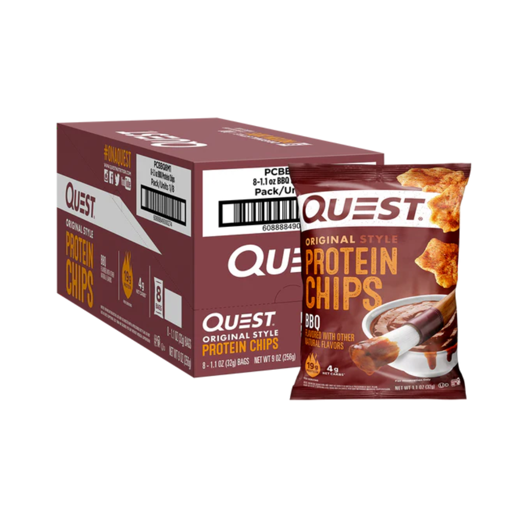 Quest Nutrition Protein Chips 8x32g BBQ
