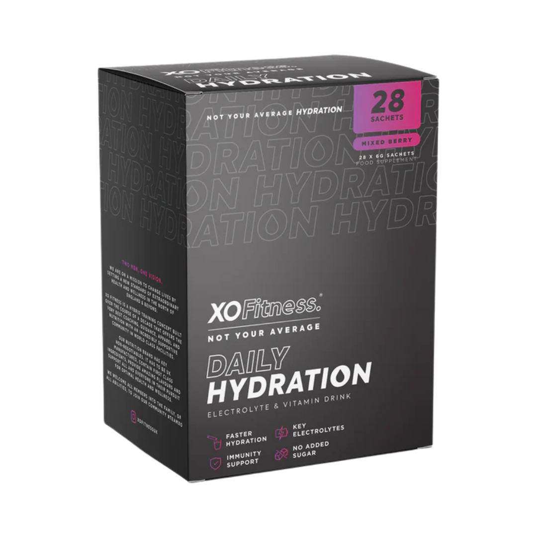 XO Fitness Hydration Sachet 28x6g Mixed Berry