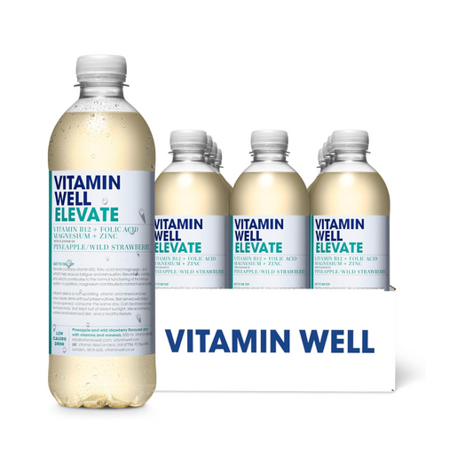 Vitamin Well Elevate 12x500ml Pineapple Wild Strawberry