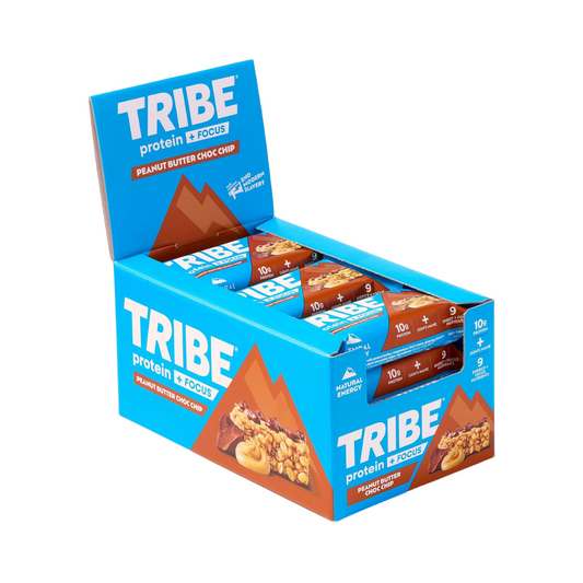 Tribe Protein Focus Flapjack 12x60g Peanut Butter Choc Chip