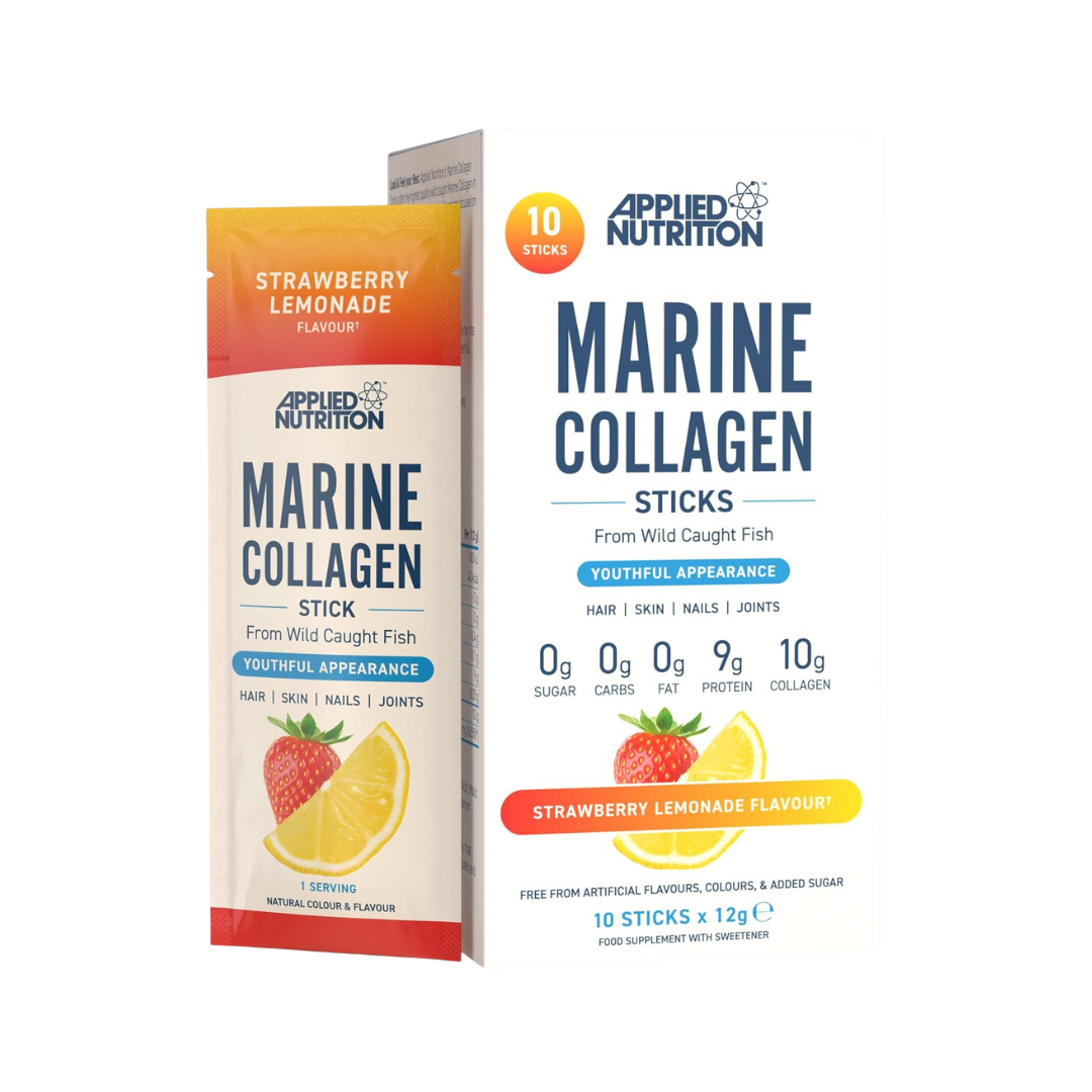 Applied Nutrition Marine Collagen Sticks 12x12g Strawberry Lemonade