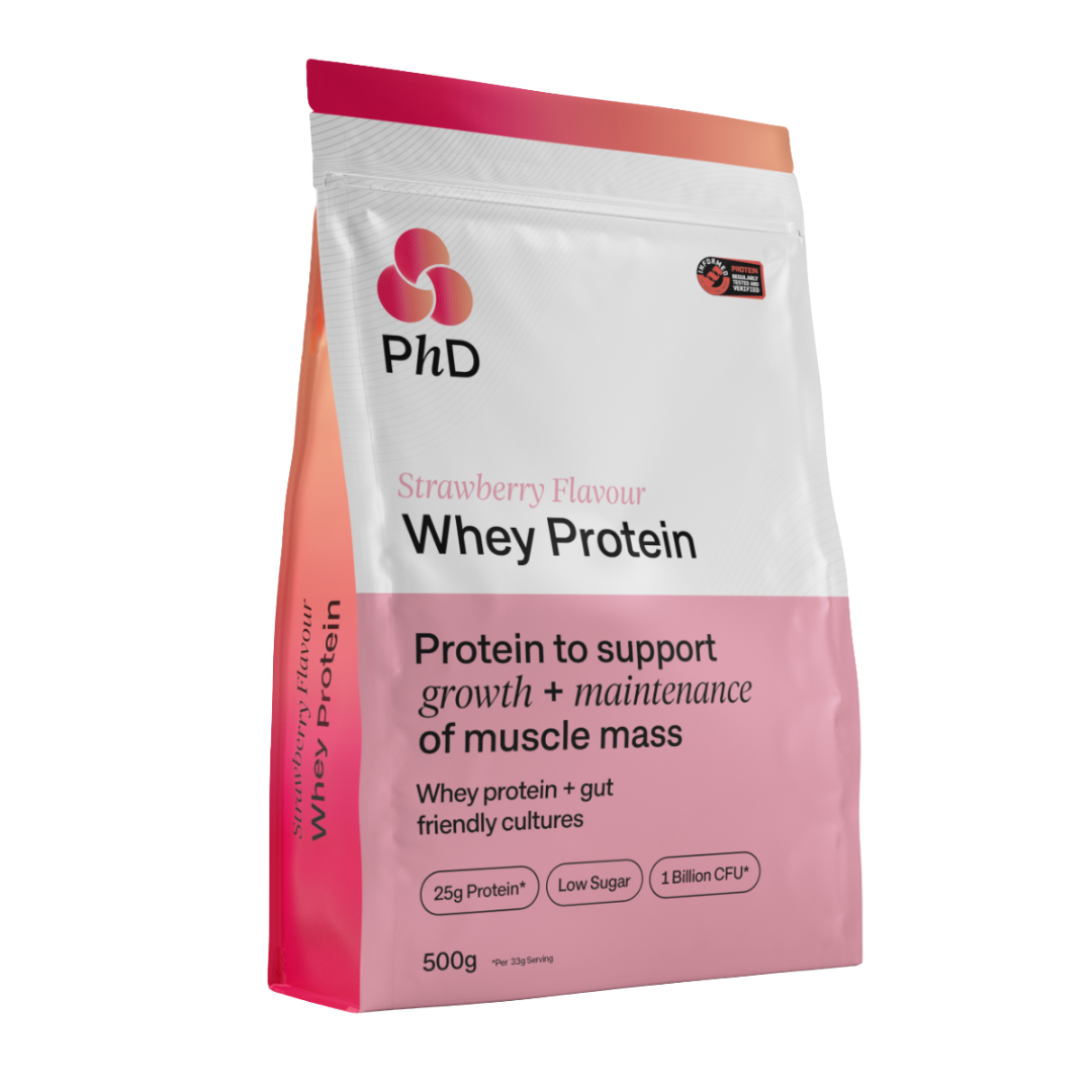 PhD Nutrition Powder Whey 500g Strawberry