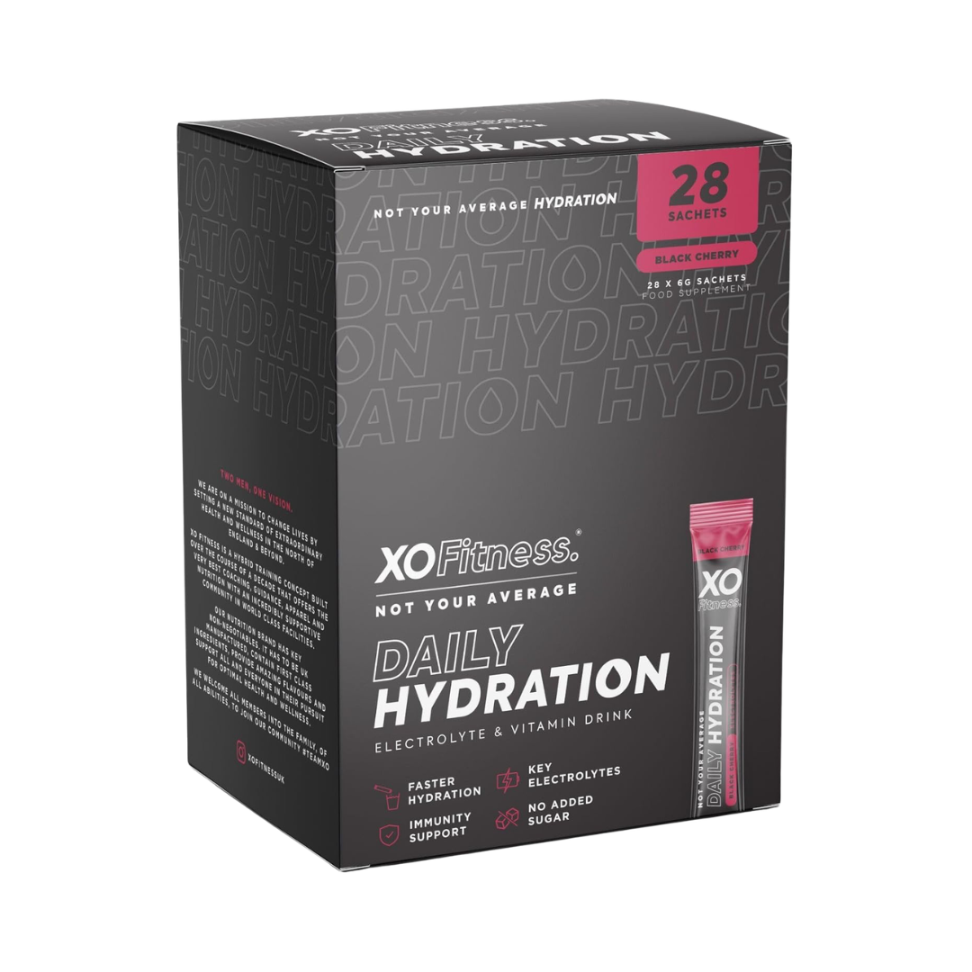 XO Fitness Hydration Sachet 28x6g Black Cherry