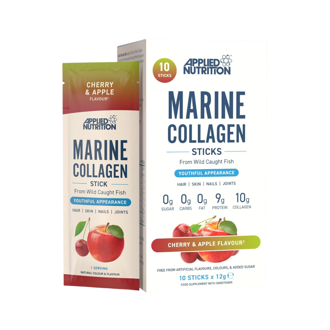 Applied Nutrition Marine Collagen Sticks 12x12g Cherry Apple