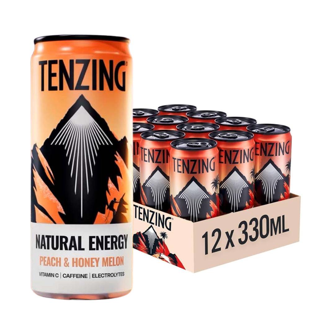 Tenzing Natural Energy 12x330ml Peach Honey Melon