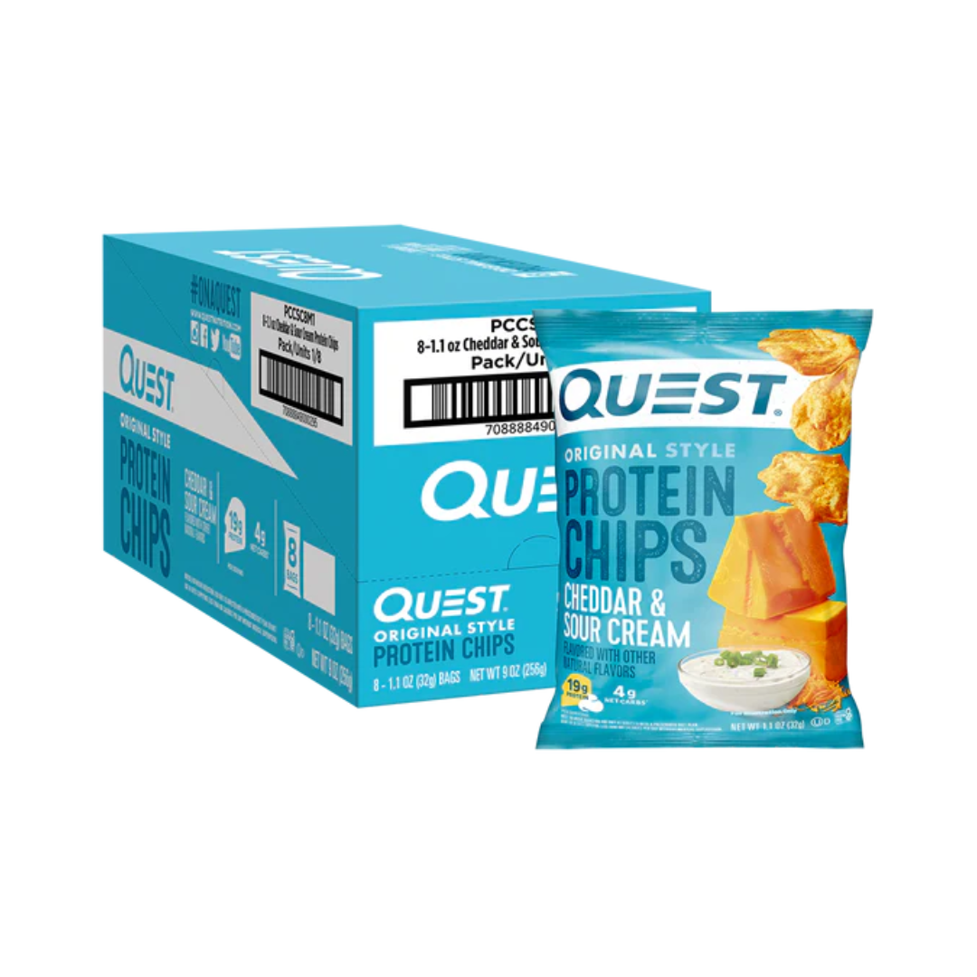 Quest Nutrition Protein Chips 8x32g Cheddar Sour Cream