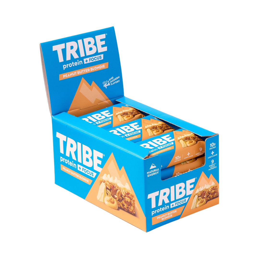 Tribe Protein Focus Flapjack 12x60g Peanut Butter Blondie