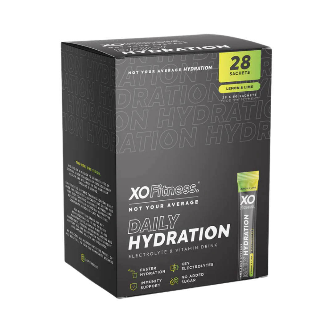 XO Fitness Hydration Sachet 28x6g Lemon Lime