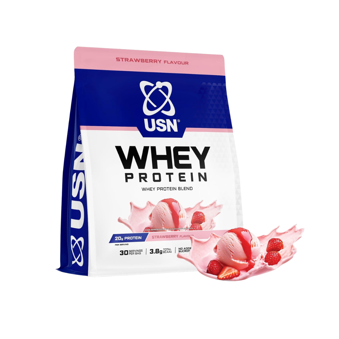 USN Whey Protein Bag 900g Strawberry