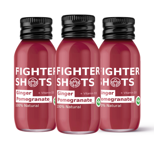 Fighter Shots 12x60ml Ginger Pomegranate