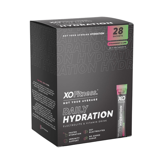 XO Fitness Hydration Sachet 28x6g Strawberry Lime