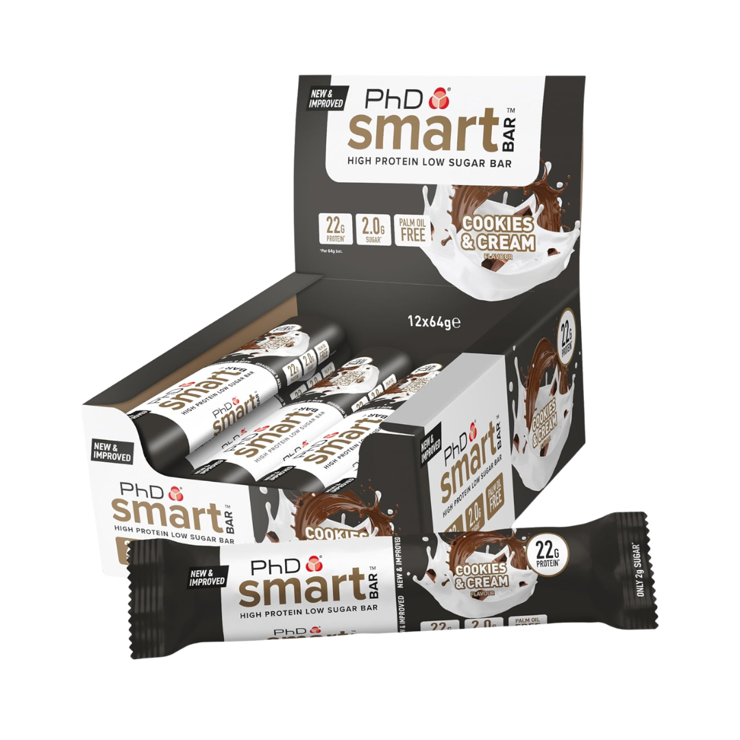 PhD Nutrition Smart Bar 12x64g Cookies Cream