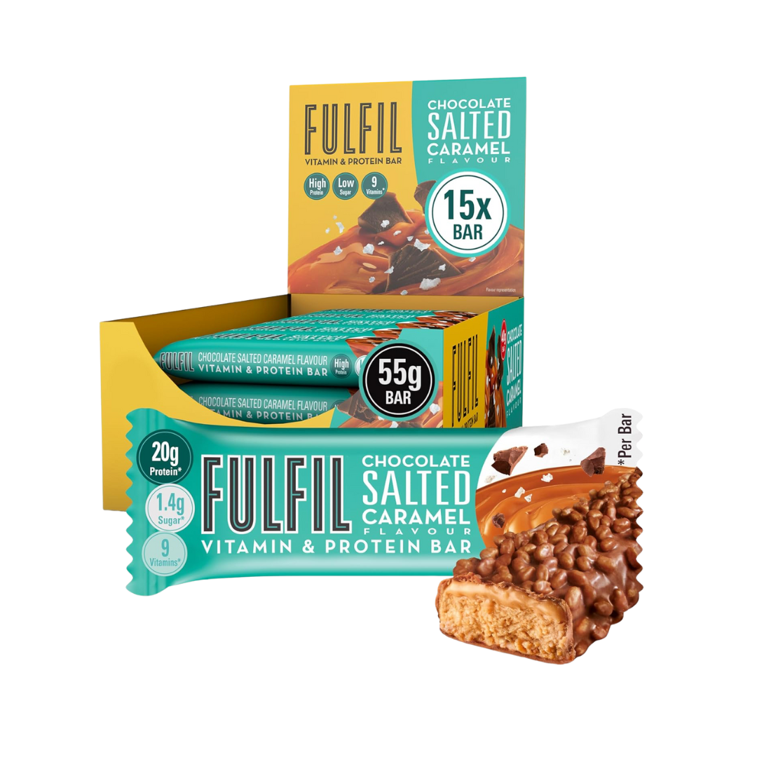 Fulfil Nutrition Vitamin Protein Bar 15x55g Chocolate Salted Caramel