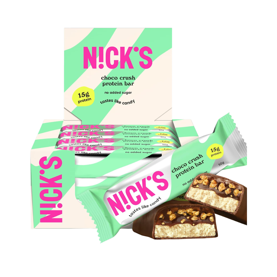 NICK'S Protein Bar 12x50g Choco Crush