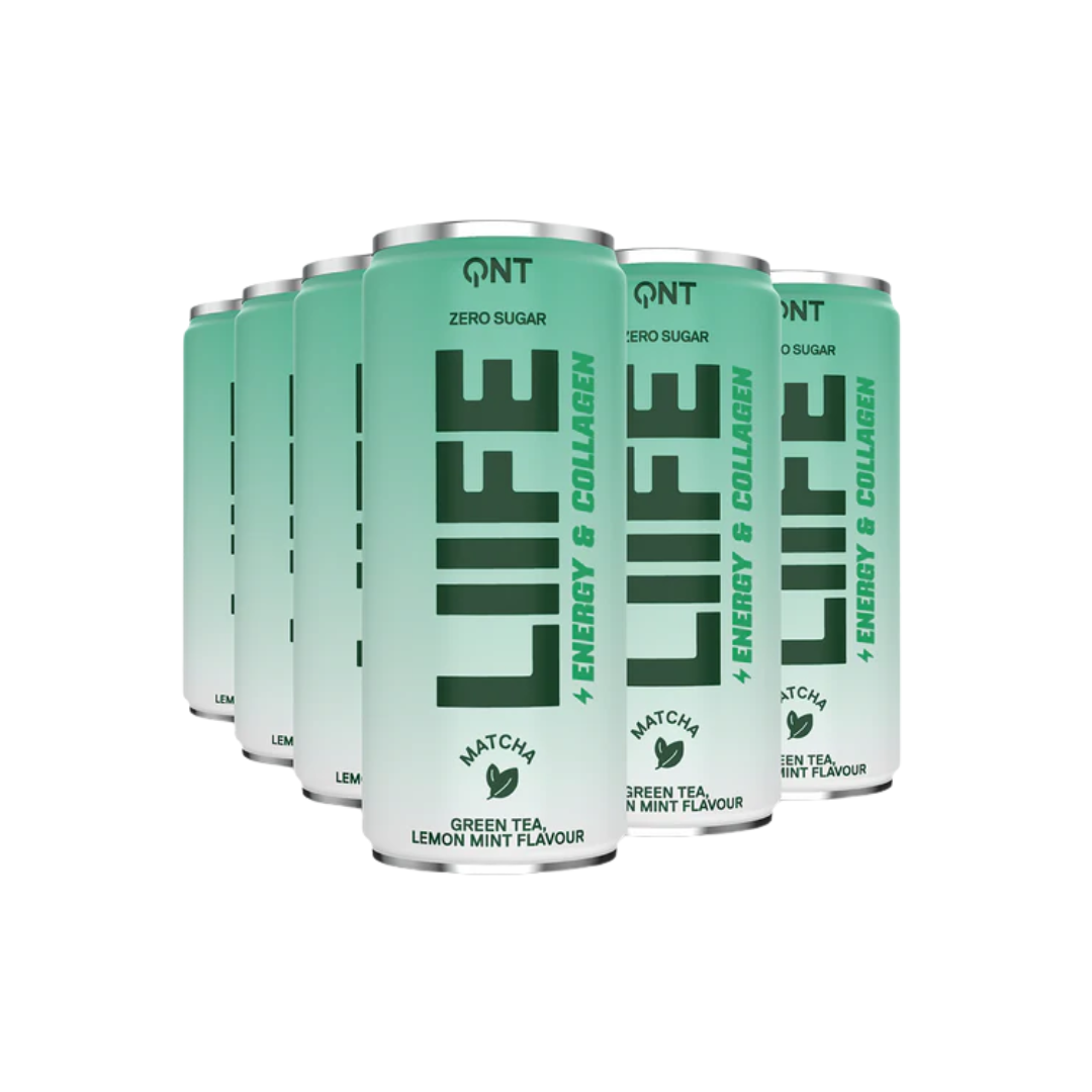 QNT Energy Collagen Matcha 12x250ml Lemon Mint