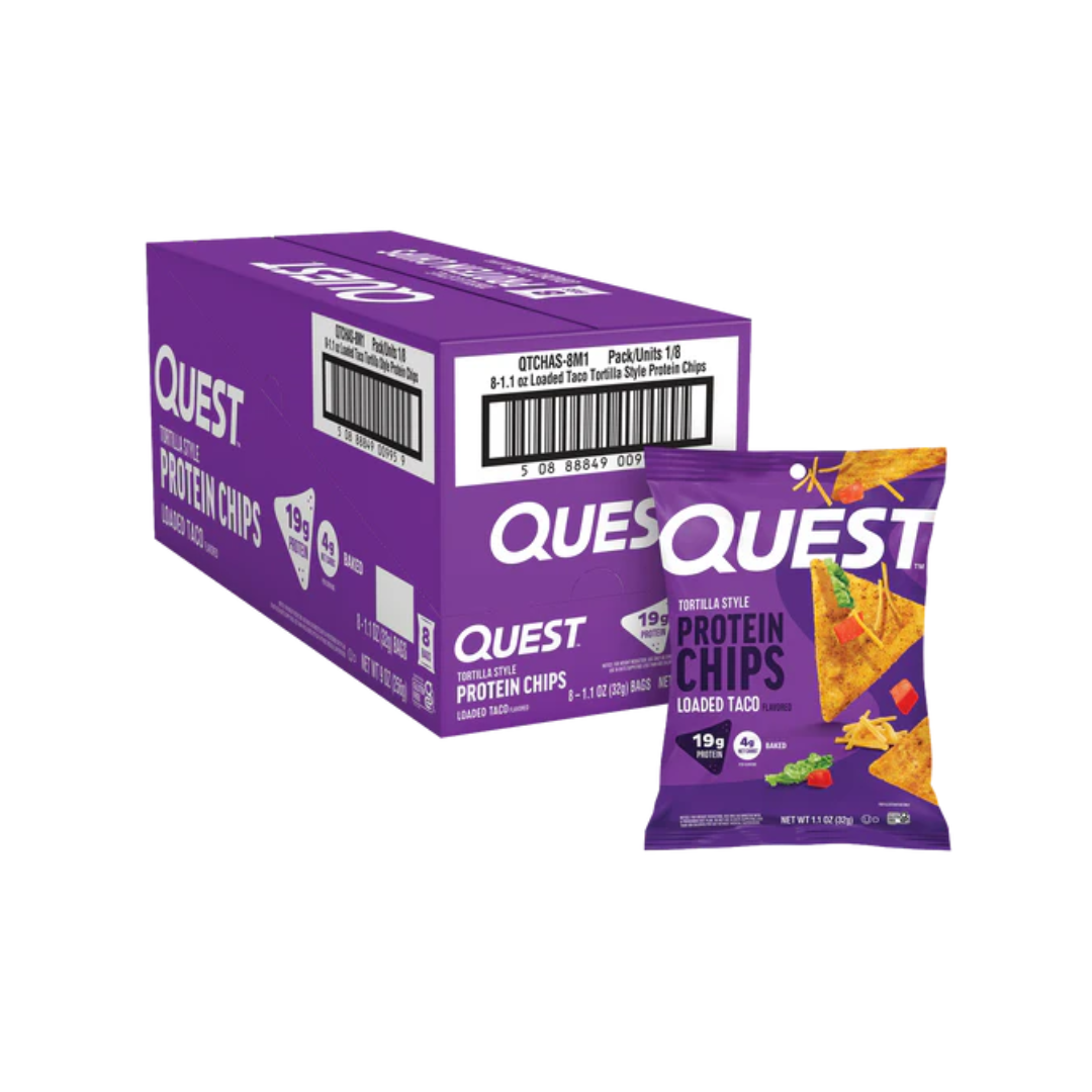 Quest Nutrition Protein Chips 8x32g Loaded Taco