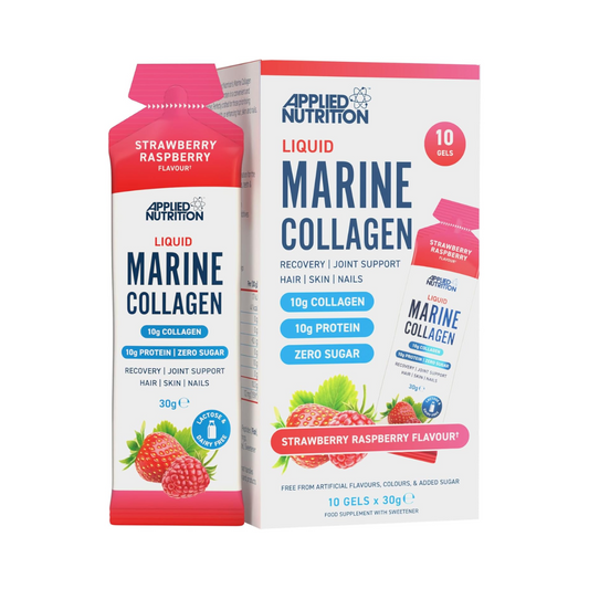 Applied Nutrition Marine Collagen Gels 10x30g Strawberry Raspberry