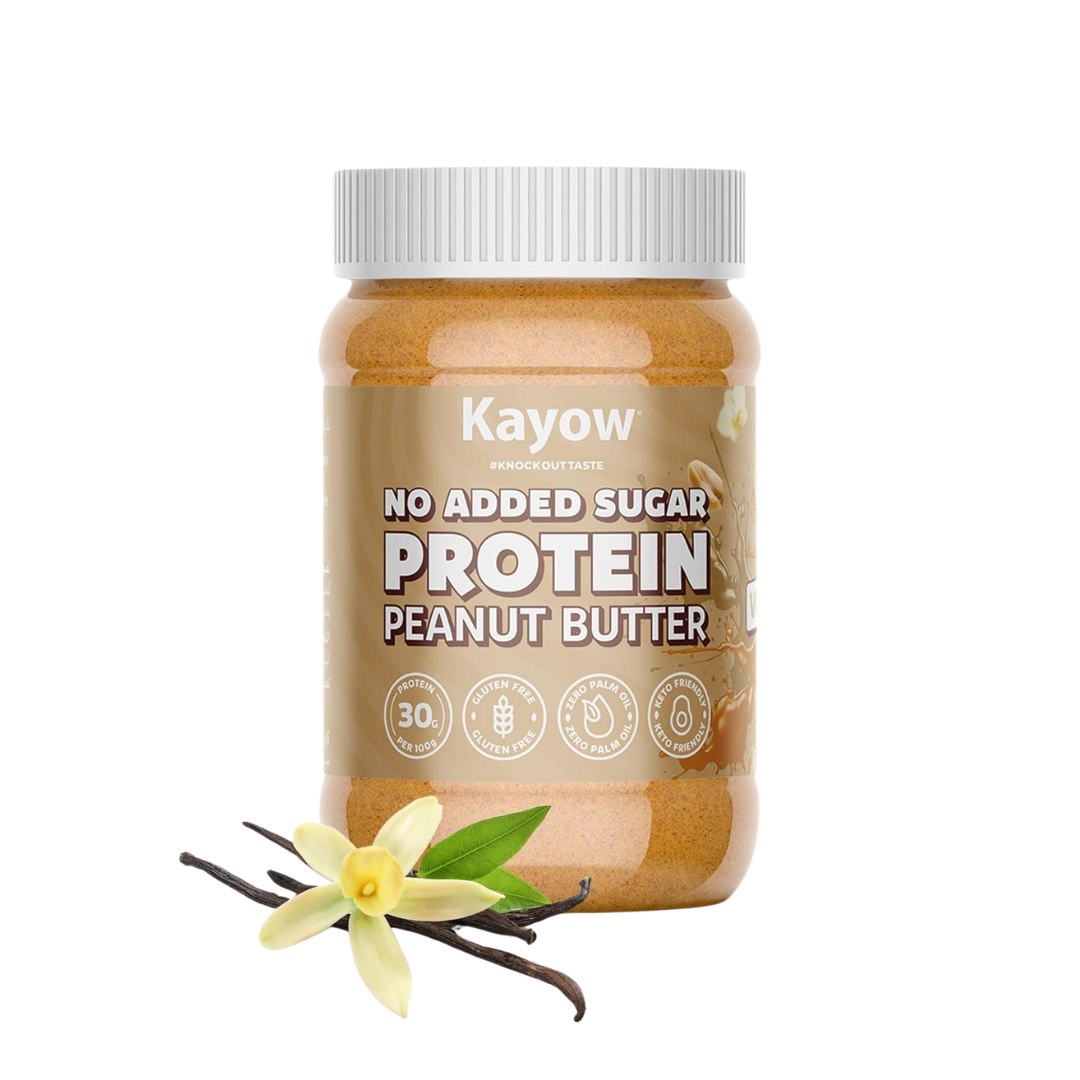 Kayow Nutrition No Added Sugar Protein Peanut Butter 350g Vanilla